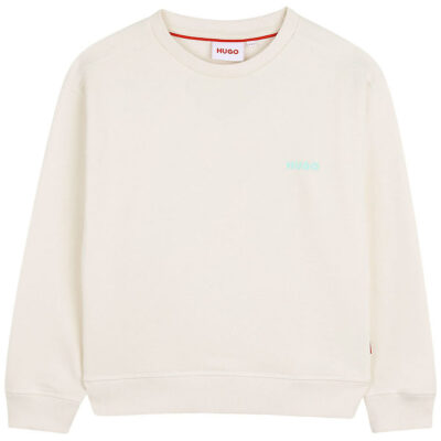 HUGO Sweatshirt - Off White m. Print