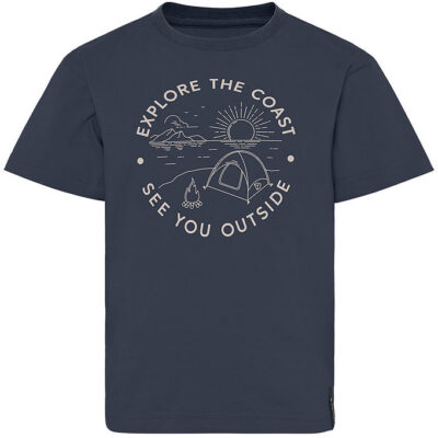 Didriksons Mynta T-shirt, Navyblå, 100