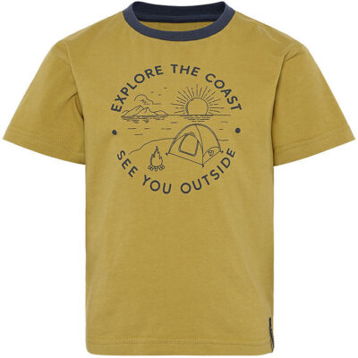 Didriksons Mynta T-shirt, Yellow Pollen, 100