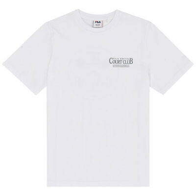 Fila T-shirt - Montanelli - Bright White m. Print