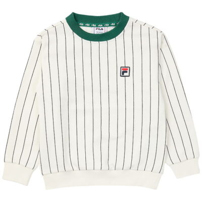 Fila Sweatshirt - Lubaco - Egret/Black Striped