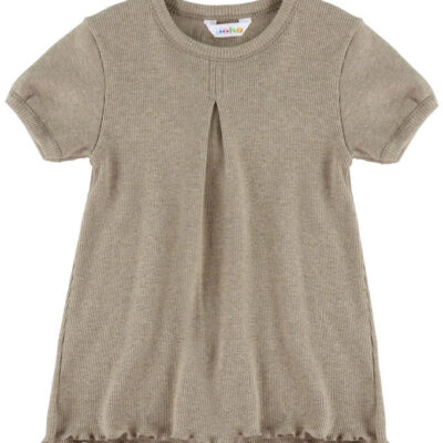 Joha T-shirt - Rib - A-Shape - Mørk Beige