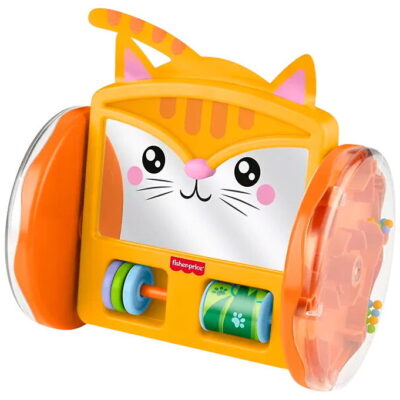 Fisher-Price Aktivitetslegetøj - 22 cm - Kravlekattespejl