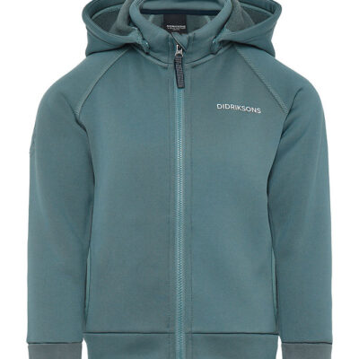 Didriksons Cardigan m. Fleece - Siljan - Factory Blue