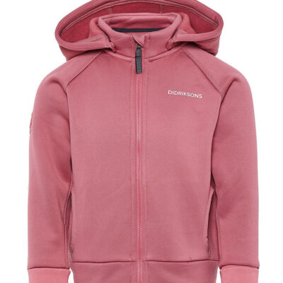 Didriksons Cardigan m. Fleece - Siljan - Heather Pink