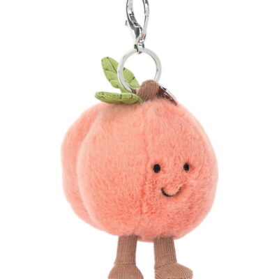 Jellycat Nøglering - 15x7 cm - Amuseables Peach Bag Charm