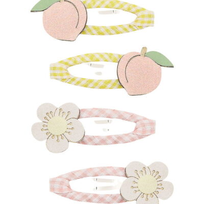 Mimi & Lula Hårspænder - 4-pak - 5 cm - Blossom Peaches and Crea