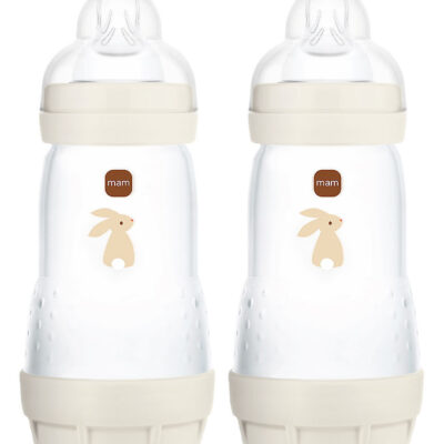 MAM Sutteflasker - Easy Start Anti-Colic - 260ml - 2-pak - Beige