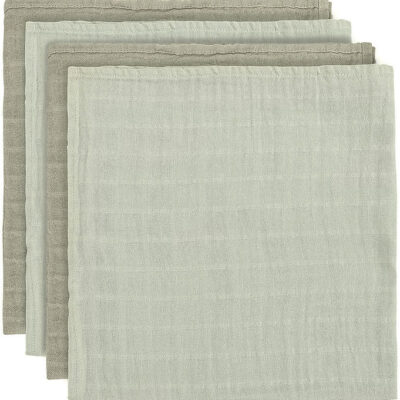 Pippi Stofbleer - Mussellin - 4-pak - 65x65 cm - Dried Sage