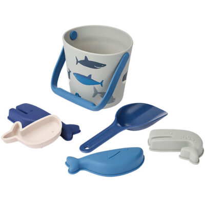 Liewood Strandsæt - Gilma Shark - Shark/Dove blue