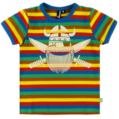 Danefæ T-shirt - Danerainbow Ringer - Primary Pirat