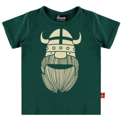 Danefæ T-shirt - Danebasic - Dark Green Erik