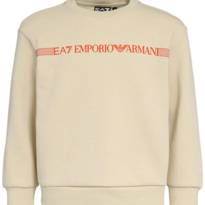 EA7 Sweatshirt - Fog m. Rød