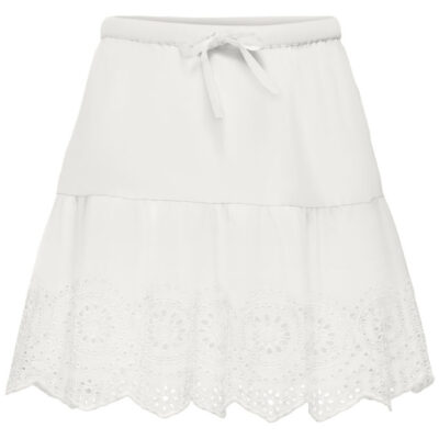 Kids Only Nederdel - Broderi - KogBondi - Cloud Dancer