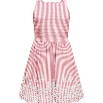Kids Only Kjole - Boderi - KogBondi - Barbados Cherry/Clous Danc