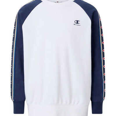 Champion Sweatshirt - Crewneck - White/Navy