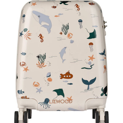 Liewood - Norelle Hardcase Kuffert - Sea creature / Sandy - One size