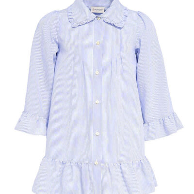 Moncler Kjole - Aqua m. Striber