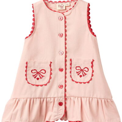 Flöss Kjole - Denim - Elina - Soft Rose