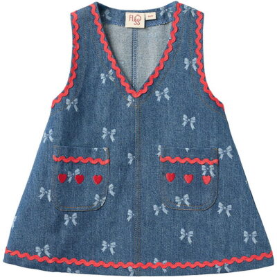 Flöss Spencer - Eva - Denim Blue Bow