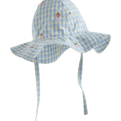 Flöss Solhat - Mille - Sky Berry Gingham