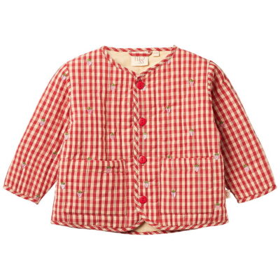 Flöss Overgangsjakke - Molly - Red/Pink Berry Gingham