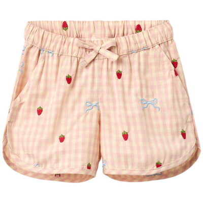 Flöss Shorts - Dolly - Berry/Bow Gingham