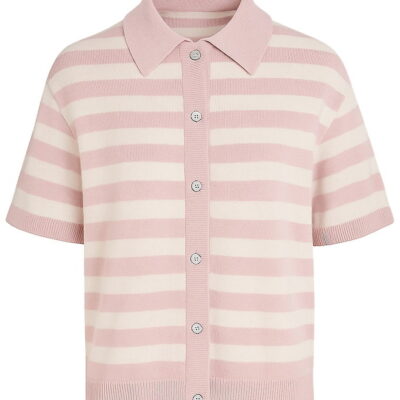 Grunt Cardigan - GrCarla - Strik - Light Red Stripe
