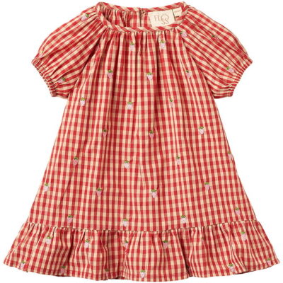 Flöss Kjole - Molly - Red/Pink Berry Gingham