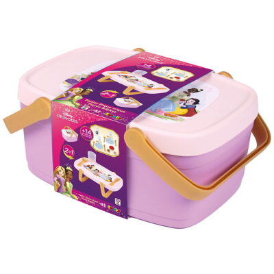 Smoby Legetøj - Picnic Madkasse - 2i1 - Disney Princess