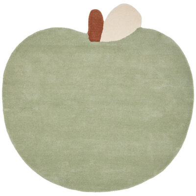 Ferm Living Tæppe - Apple Tufted Rug - Tea Green