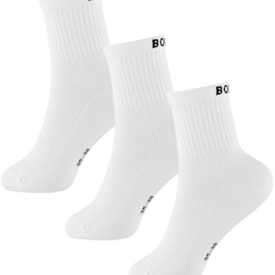 Björn Borg Ankelstrømper - 3-pak - Sport - Hvid