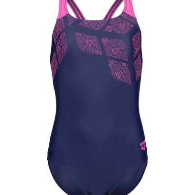 Arena Badedragt - Kikko - Navy/Shocking Pink