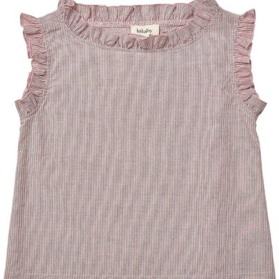 Lalalby Top - Rosie - Berry Stripe