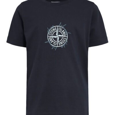 Stone Island T-shirt - Navy Blue m. Print