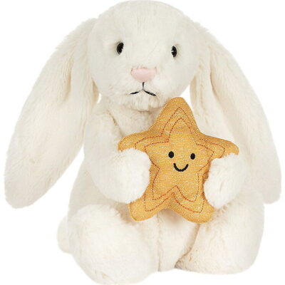 Jellycat Bamse - 31x12 cm - Cream Bunny With Star