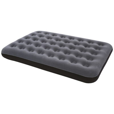 Camping Check Luftmadras - Medium - 191x137x22 cm - Grå/Sort