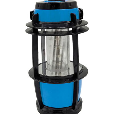 Camping Check Lanterne - LED - 17 cm - Blå