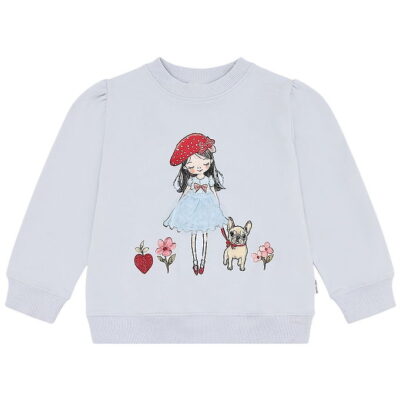 Hust and Claire Sweatshirt - HCSicillia French Girl - A Bit Blue