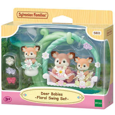 Sylvanian Families - Baby Hjortene - Blomstergynge Sæt (5801)