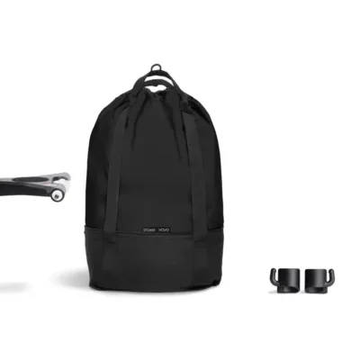 YOYO indkøbstaske m/hjul - Black