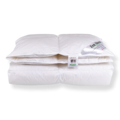 Helårs dobbeltdyne - Allergivenlig - 200x220 cm - Europæiske moskusdun - Zen Sleep dyne
