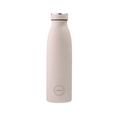 Aya&ida, Drinking Bottle, Drikkeflaske Med Låg, 500 Ml, Soft Rose