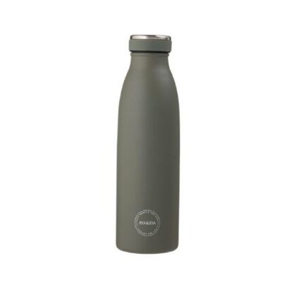 Aya&ida, Drinking Bottle, Drikkeflaske Med Låg, 500 Ml, Tropical Green