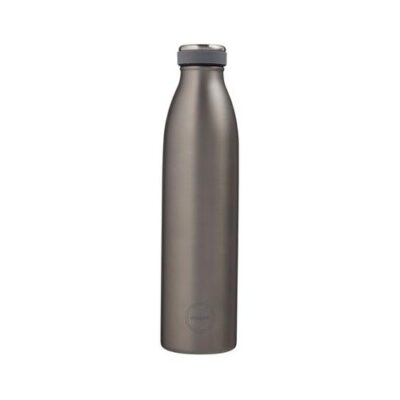 Aya&ida, Drinking Bottle, Drikkeflaske Med Låg, 750 Ml, Cool Grey
