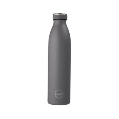 Aya&ida, Drinking Bottle, Drikkeflaske Med Låg, 750 Ml, Dark Grey