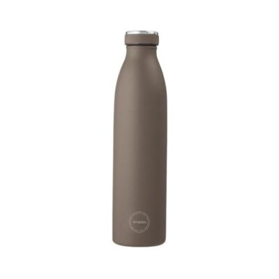 Aya&ida, Drinking Bottle, Drikkeflaske Med Låg, 750 Ml, Driftwood