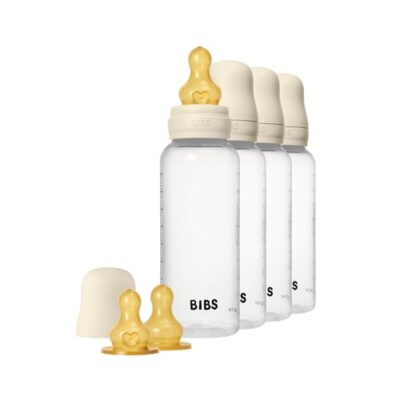 Bibs Bottle Sæt Med 4 Flasker - Komplet Sæt, 270 Ml