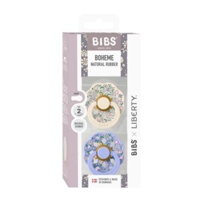 Bibs X Liberty Boheme - 2-pak, Str. 2 (6-16 Mdr.), Rund - Latex
