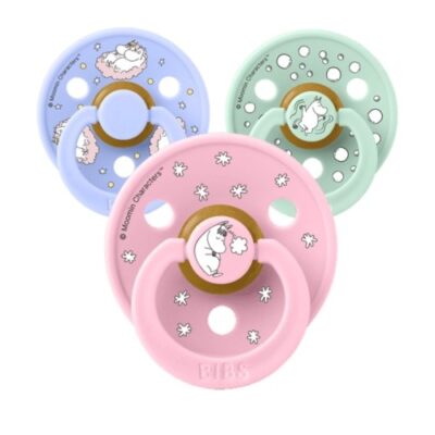 Bibs X Moomin Colour, Str. 2 (6+ Mdr.), Rund - Latex